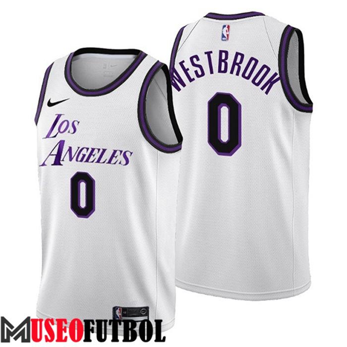 Camiseta Los Angeles Lakers (WESTBROOK #0) 2022/23 Blanco