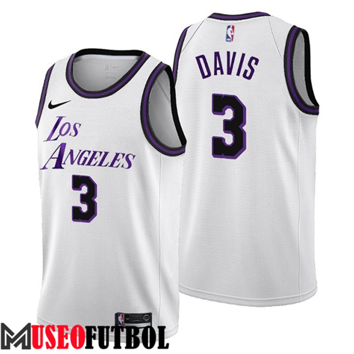 Camiseta Los Angeles Lakers (DAVIS #3) 2022/23 Blanco