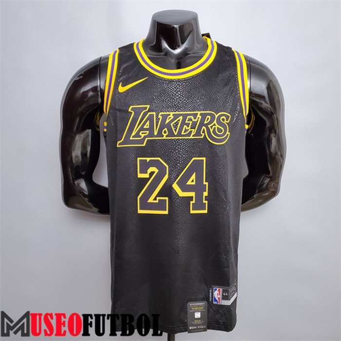 Camiseta Los Angeles Lakers (Bryant #24) Negro