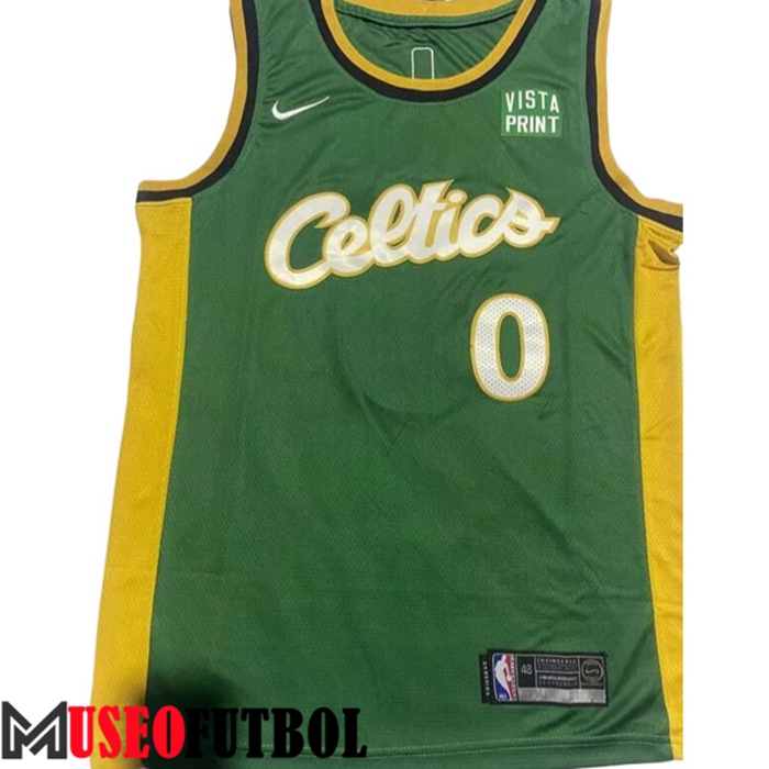 Camiseta Boston Celtics (TATUM #0) 2022/23 Verde