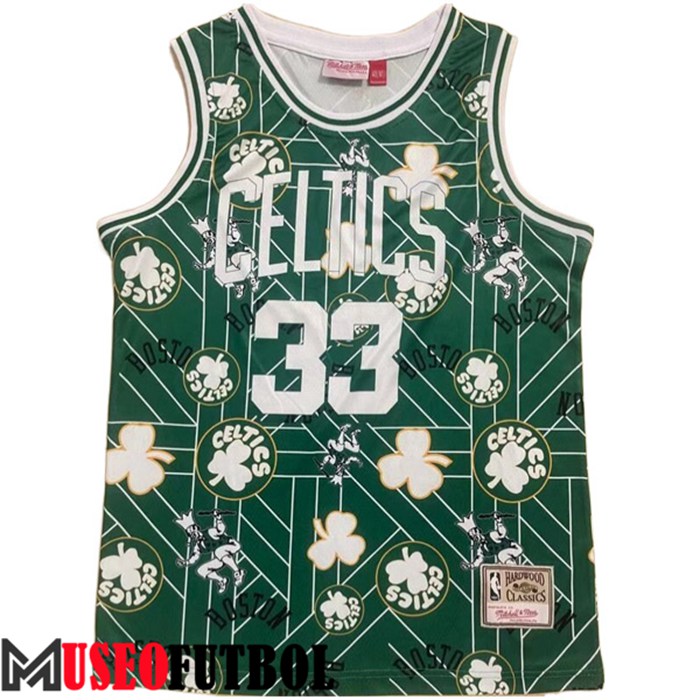 Camiseta Boston Celtics (BIRD #33) 2022/23 Verde