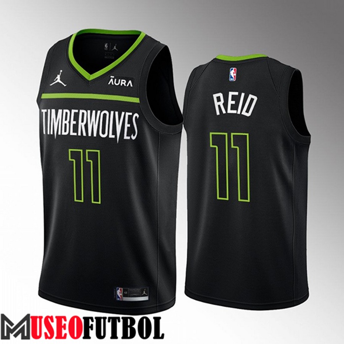 Camiseta Minnesota Timberwolves (REID #11) 2022/23 Negro