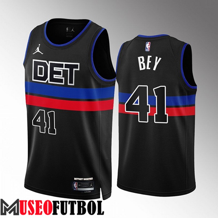 Camiseta Detroit Pistons (BEY #41) 2022/23 Negro