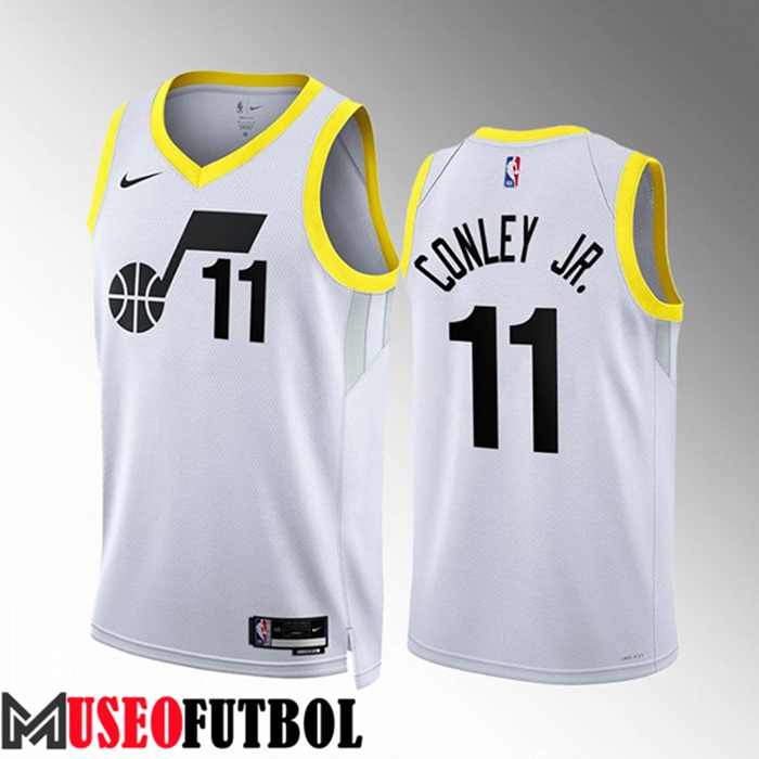 Camiseta Utah Jazz (CONLEY JR. #11) 2022/23 Blanco