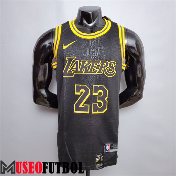 Camiseta Los Angeles Lakers (James #23) Negro