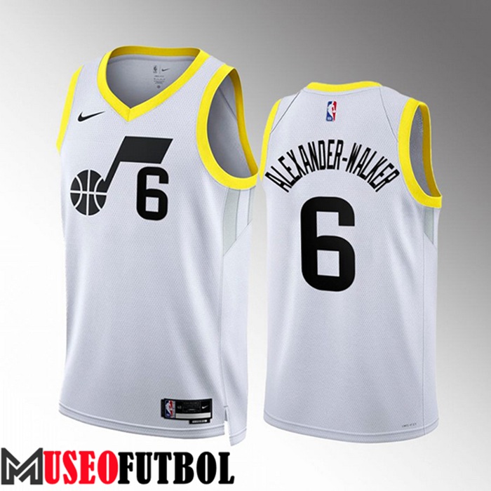 Camiseta Utah Jazz (ALEXANDER-WALXER #6) 2022/23 Blanco