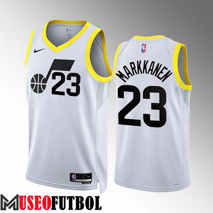 Camiseta Utah Jazz (MARKKANEN #23) 2022/23 Blanco