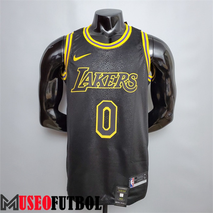 Camiseta Los Angeles Lakers (Kuzma #0) Negro