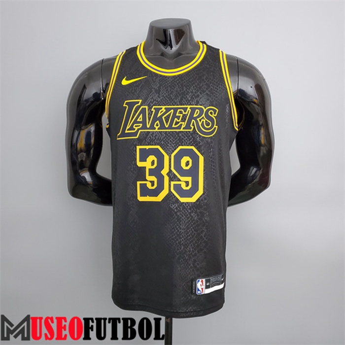 Camiseta Los Angeles Lakers (Howard #39) Snake Print Negro