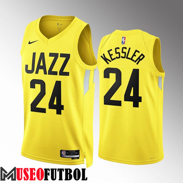 Camiseta Utah Jazz (KESSLER #24) 2022/23 Amarillo