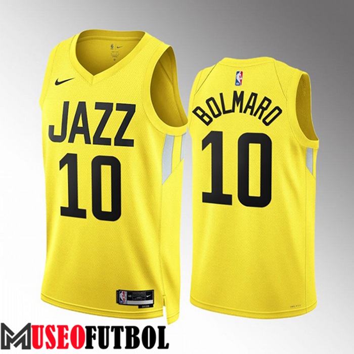 Camiseta Utah Jazz (BOLMARO #10) 2022/23 Amarillo