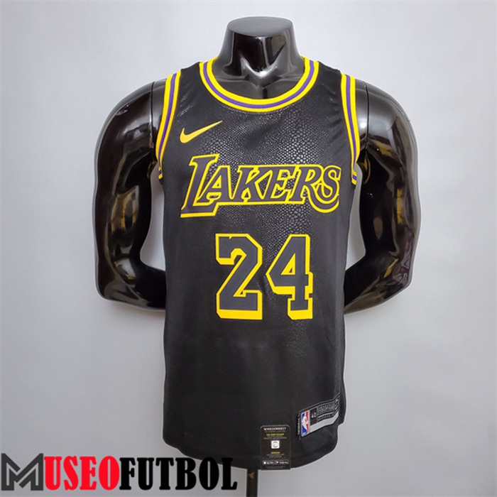 Camiseta Los Angeles Lakers (Bryant #24) Negro