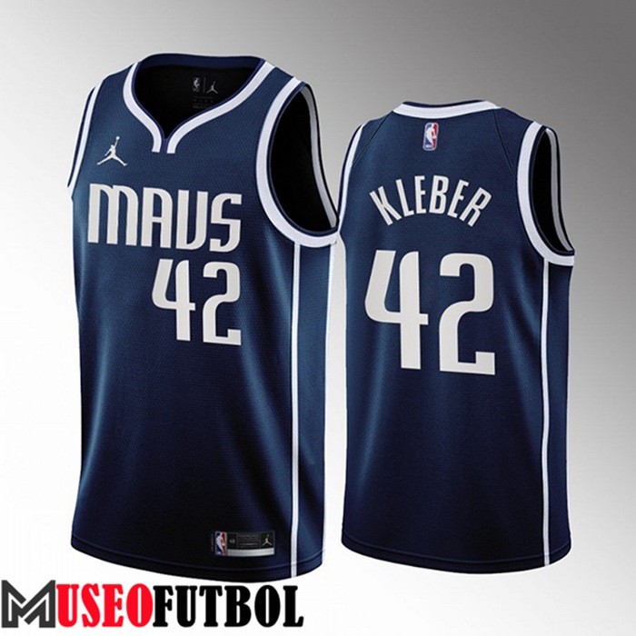 Camiseta Dallas Mavericks (KLEBER #42) 2022/23 Azul Marino