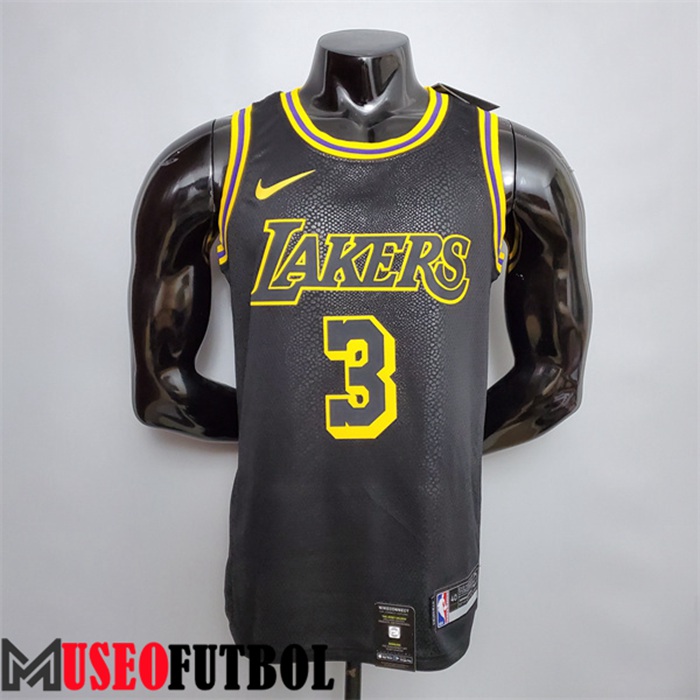 Camiseta Los Angeles Lakers (Davis #3) Negro