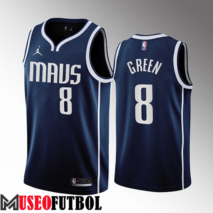 Camiseta Dallas Mavericks (GREEN #8) 2022/23 Azul Marino