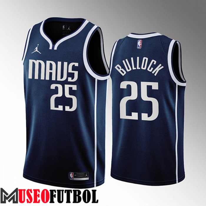 Camiseta Dallas Mavericks (BULLOCK #25) 2022/23 Azul Marino