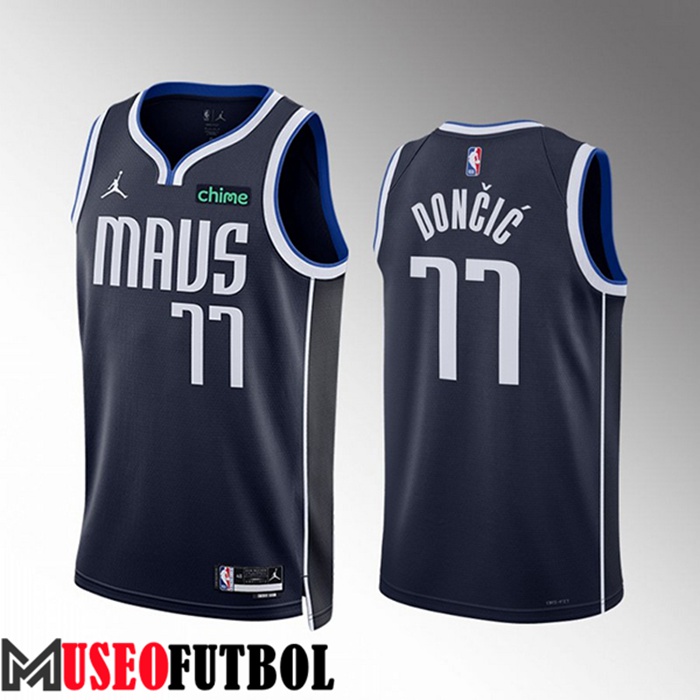 Camiseta Dallas Mavericks (DONČIĆ #77) 2022/23 Azul Marino