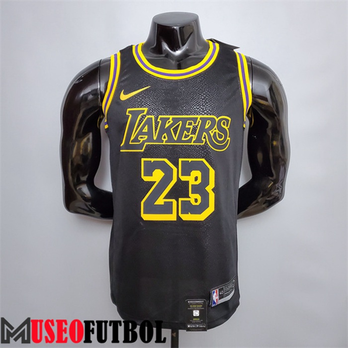 Camiseta Los Angeles Lakers (James #23) Negro