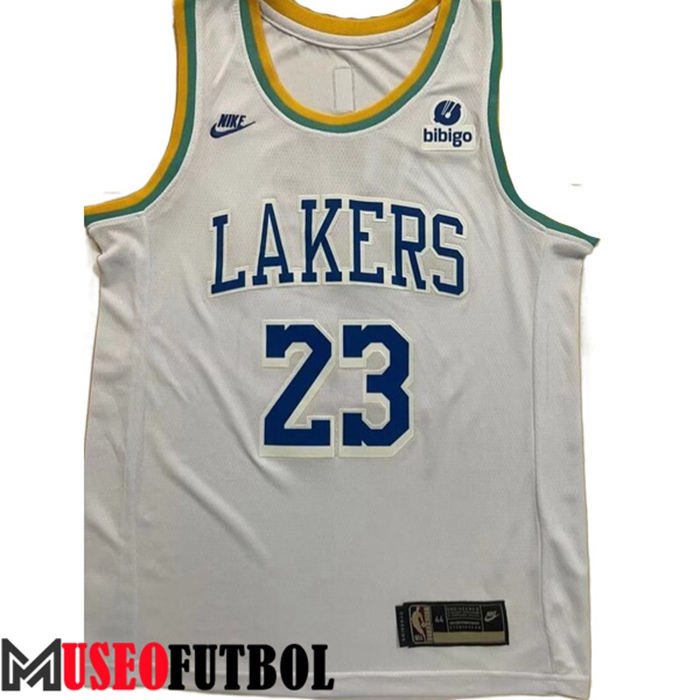 Camiseta Los Angeles Lakers (JAMES #23) 2022/23 Blanco