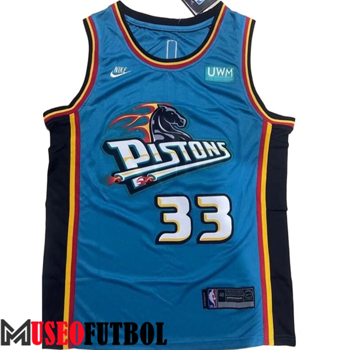 Camiseta Detroit Pistons (HILL #33) 2022/23 Azul Claro