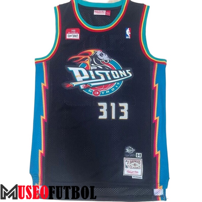 Camiseta Detroit Pistons (SHADY #313) 2022/23 Negro