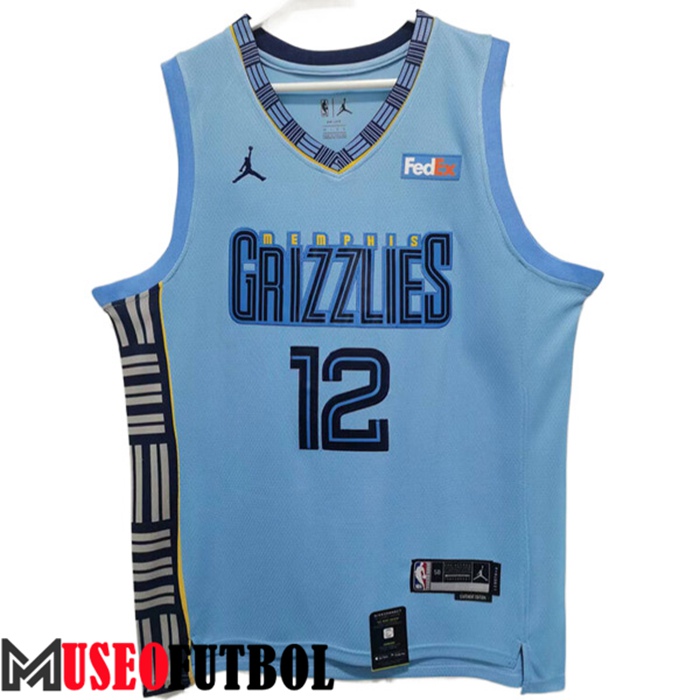 Camiseta Memphis Grizzlies (MORANT #12) 2022/23 Azul Claro