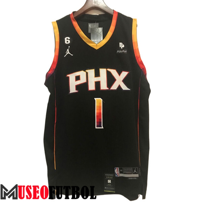 Camiseta Phoenix Suns(BOOKER #1) 2022/23 Negro