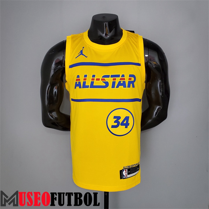 Camiseta All-Star (Antetokounmpo #34) 2021 Amarillo