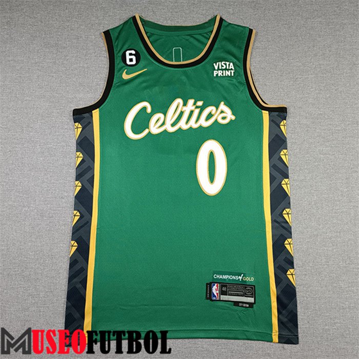 Camiseta Boston Celtics(TATUM #0) 2022/23 Verde