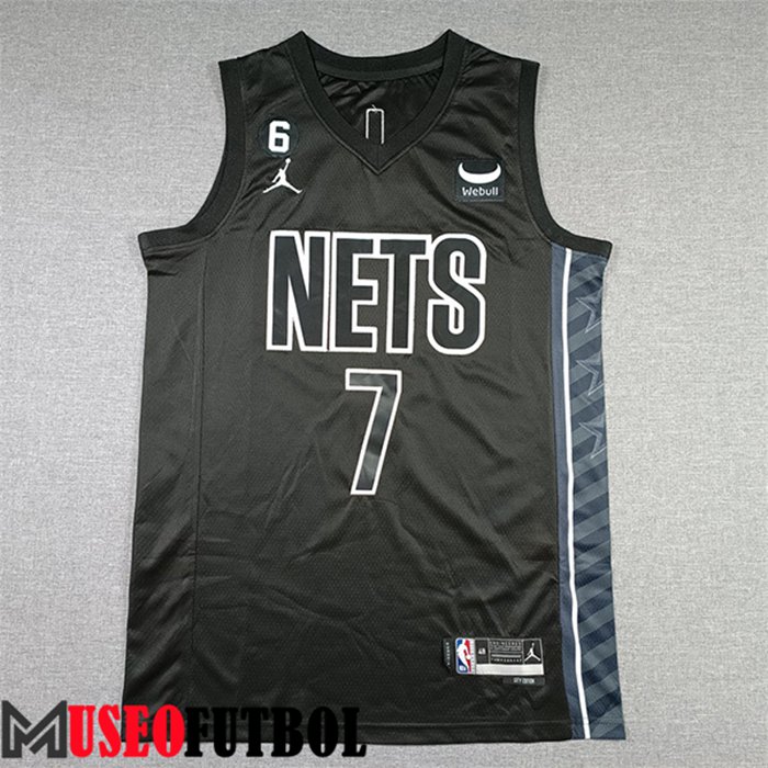 Camiseta Brooklyn Nets(TATUM #7) 2022/23 Negro