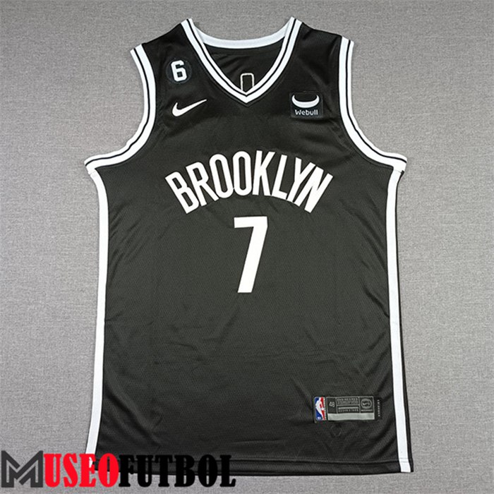 Camiseta Brooklyn Nets(TATUM #7) 2022/23 Negro