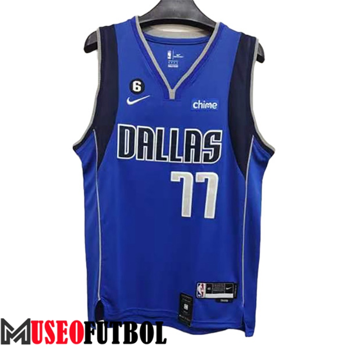 Camiseta Dallas Mavericks(DONCIC #77) 2022/23 Azul