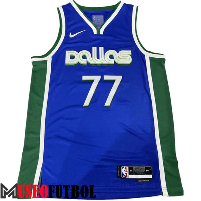 Camiseta Dallas Mavericks(DONCIC #77) 2022/23 Azul