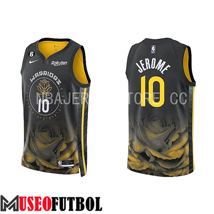 Camiseta Golden State Warriors(JEROME #10) 2022/23 Negro/Amarillo