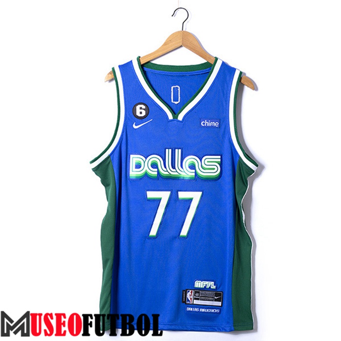 Camiseta Dallas Mavericks(DONCIC #77) 2022/23 Azul