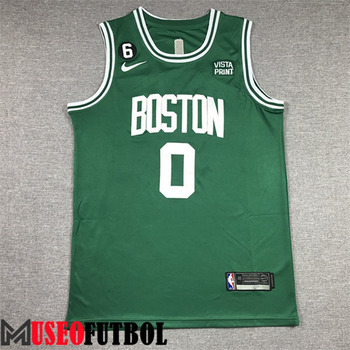 Camiseta Boston Celtics(TATUM #0) 2022/23 Verde