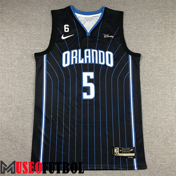 Camiseta Orlando Magic(BANCCHERO #5) 2022/23 Negro/Azul