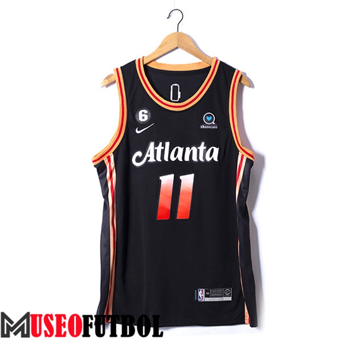 Camiseta Atlanta Hawks(YOUNG #11) 2022/23 Negro