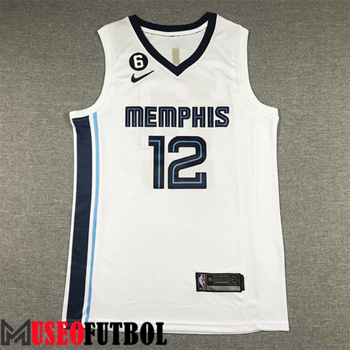 Camiseta Memphis Grizzlies(MORANT #12) 2022/23 Blanco