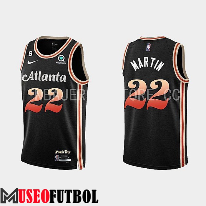 Camiseta Atlanta Hawks (MARTIN #22) 2022/23 Negro