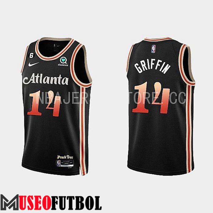 Camiseta Atlanta Hawks (GRIFFIN #14) 2022/23 Negro