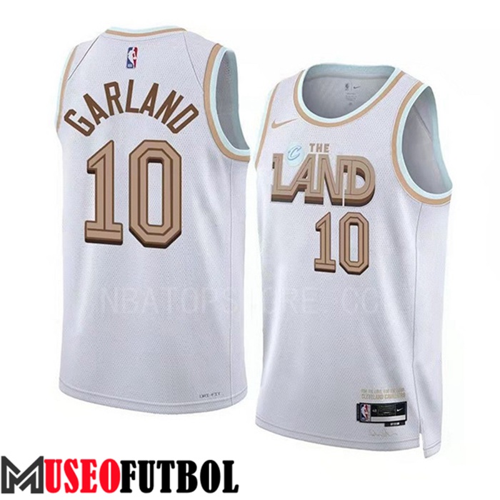 Camiseta Cleveland Cavaliers (GARLAND #10) 2022/23 Blanco