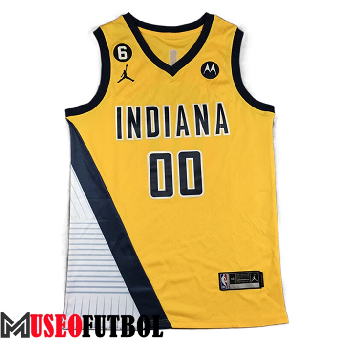 Camiseta Indiana Pacers (MATHURIN #00) 2022/23 Amarillo