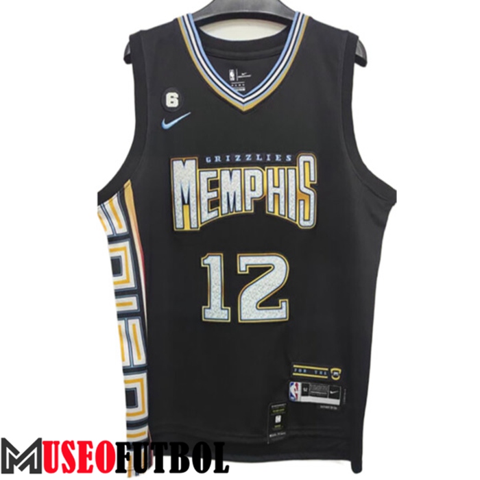 Camiseta Memphis Grizzlies (MORANT #12) 2022/23 Negro