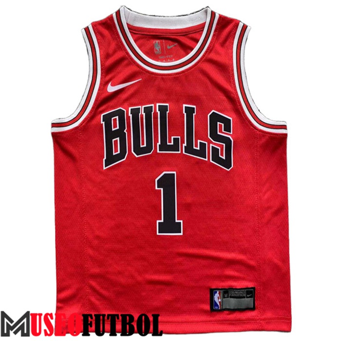 Camiseta Chicago Bulls (Rosa #1) 2022/23 Rojo