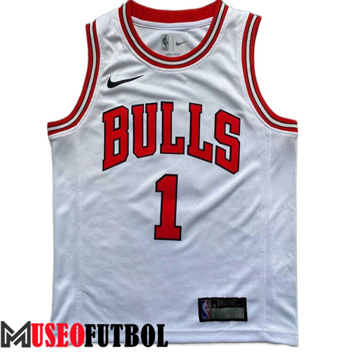 Camiseta Chicago Bulls (Rosa #1) 2022/23 Blanco