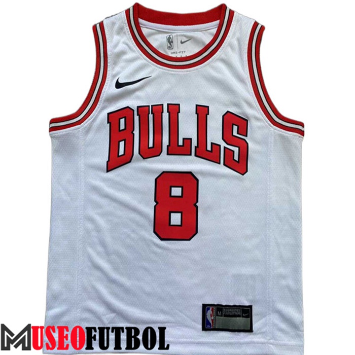 Camiseta Chicago Bulls (LAVINE #8) 2022/23 Blanco