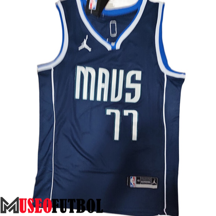 Camiseta Dallas Mavericks (DONČIĆ #77) 2022/23 Azul Marino