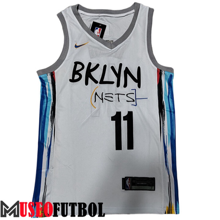 Camiseta Brooklyn Nets (IRVING #11) 2022/23 Blanco