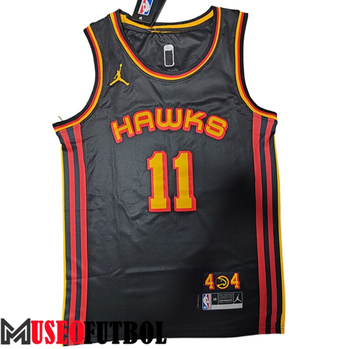 Camiseta Atlanta Hawks (YOUNG #11) 2022/23 Negro